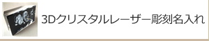 3Dクリスタルレーザー彫刻名入れ：名入れギフト・名入れ記念品
