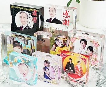 節句祝い 初節句御祝 記念品 思い出クリスタル名入れ 綿の実工房