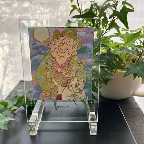 森浩毅　絵画　インテリアガラス絵