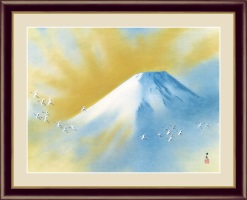 霊峰飛鶴【日本の名画横山大観】：綿の実工房