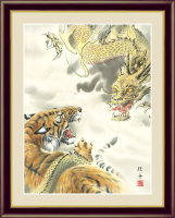 龍虎の絵画