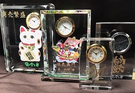 福時計名入れ 時計 名前入り 縁起物 招き猫 七福神 名入れ記念品 贈り物