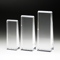 クリスタルトロフィー　名入れ記念品　CR-33