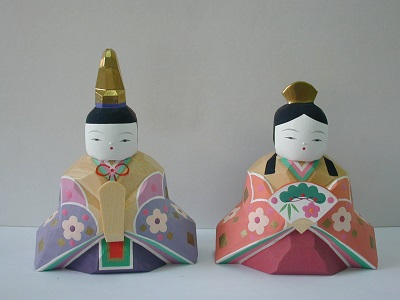 雛人形一刀彫り木彫り南雲作『春風』綿の実工房 ひな人形段飾り 神戸実