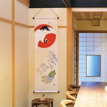 麻のタペストリー 開店開業祝い 周年記念 創業祝い 名入れギフト 名前入りタペストリー 縁起物 御祝 壁飾り