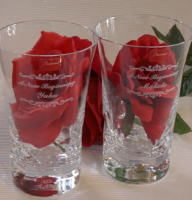 バカラグラス名入れ 側面名入れ ペアグラス 名前入りグラス 名入れギフト・名入れ記念品 綿の実工房