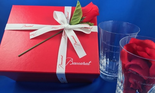 バカララッピング バカラ専用箱 バカラ専用リボン バカラ正規手提げ袋付 綿の実工房