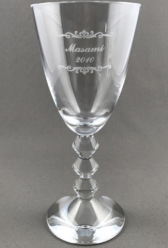 ベガワイングラス バカラグラス名入れ Baccarat 名入れギフト・名入れ記念品 綿の実工房
