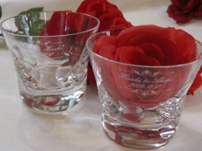 バカラグラス名入れ ベルーガタンブラー ロックグラス オールドファッショングラス ペアグラス baccarat 名入れギフト 記念品 贈り物 綿の実工房