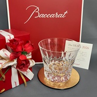 バカラグラス　ダリア　2026年号刻印グラス　名入れ記念品