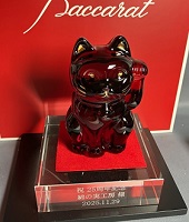 baccarat バカラ招き猫 名入れ記念品
