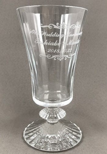 ミルニュイワイングラス バカラグラス名入れ Baccarat 名入れギフト・名入れ記念品 綿の実工房
