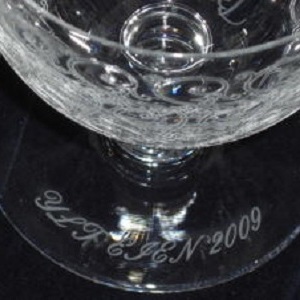 ローハンワイングラス バカラグラス名入れ Baccarat 台座名入れ 名入れギフト・名入れ記念品 綿の実工房