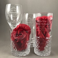 カガミクリスタル グラス名入れ記念品