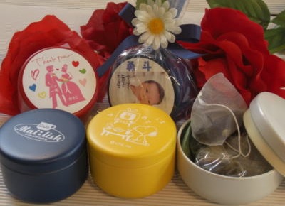 プチ缶 紅茶ギフト プチギフト オリジナルギフト 記念品 綿の実工房