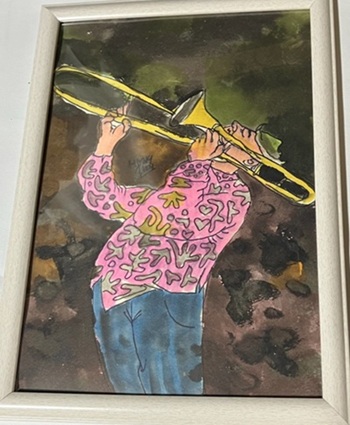 奏でるアート　森浩毅原画名入れ