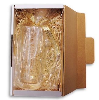 ビールジョッキ名入れ ストレート GL-11 簡易箱入り