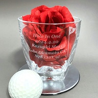 グラス ゴルフ ホールインワン記念品 賞品 名入れ 名前入り 優勝 スポーツ大会記念