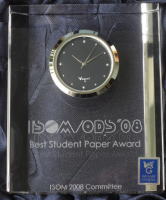 時計名入れ カガミクリスタル製 ロゴマーク入り 名入れギフト 名入れ記念品 綿の実工房