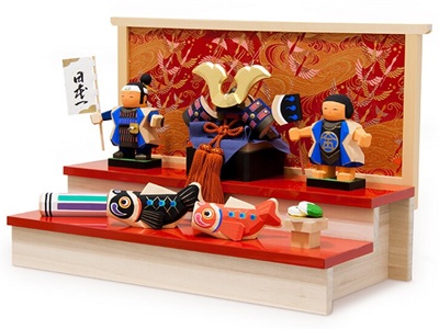 陽翔二段飾り 五月人形 伊予一刀彫 木彫人形 南雲 端午の節句 初節句