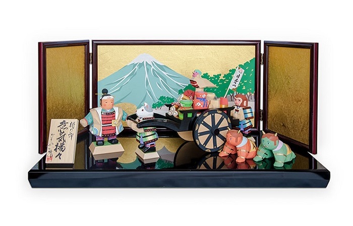 桃太郎意気揚々 五月人形 伊予一刀彫 木彫人形 南雲 端午の節句 初節句