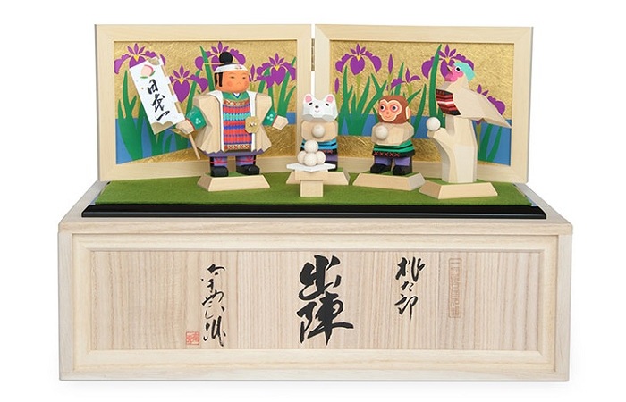 桃太郎 出陣 五月人形 伊予一刀彫 木彫人形 南雲 端午の節句 初節句