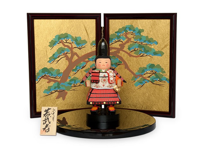 皐月若武者 五月人形 伊予一刀彫 木彫人形 南雲 端午の節句 初節句