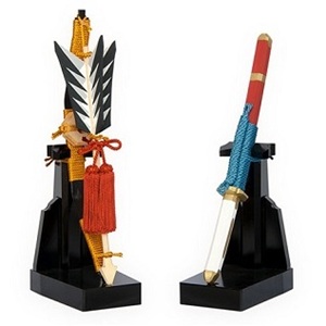 弓太刀（大） 五月人形 伊予一刀彫 木彫人形 南雲 端午の節句 初節句