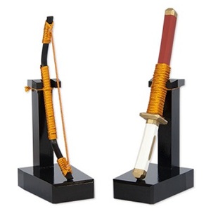 弓太刀（小） 五月人形 伊予一刀彫 木彫人形 南雲 端午の節句 初節句